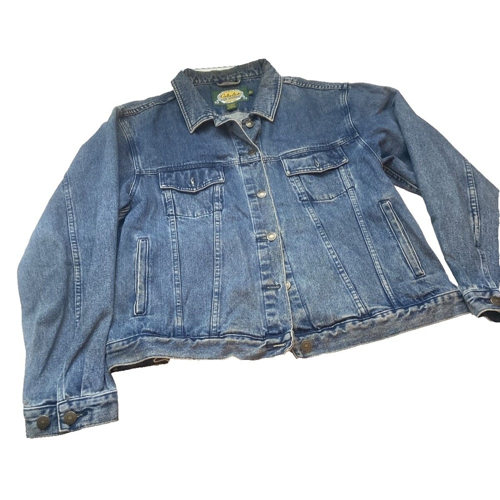 cabelas women's Denim jacket XL Blue